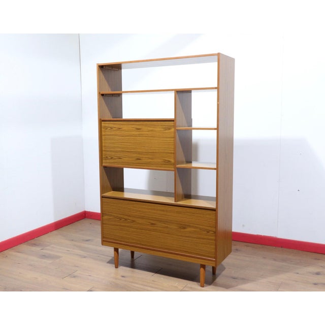 Mid Century Modern Vintage Schreiber Room Divider Display Cabinet For Sale - Image 11 of 15
