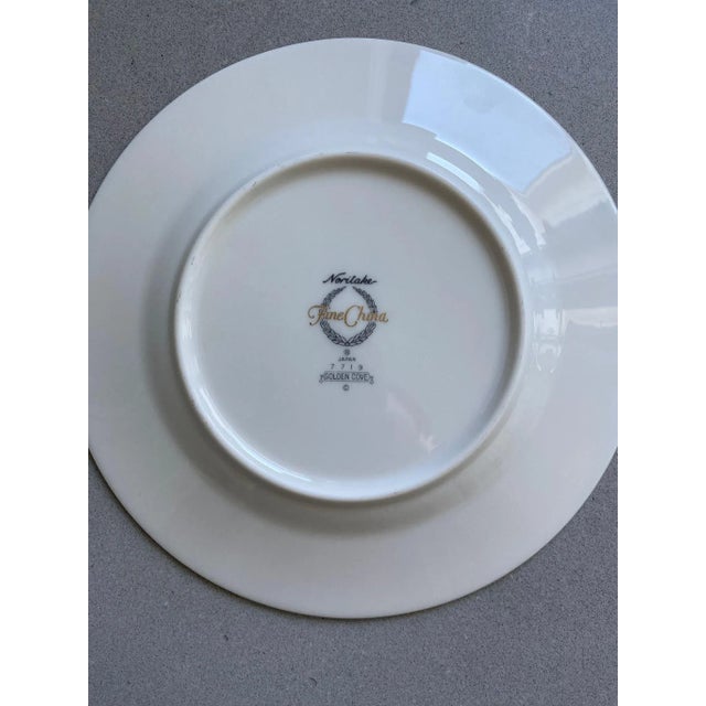 Vintage Noritake Golden Cove Bread and Butter Plate, Japan 1986 For Sale In Seattle - Image 6 of 8