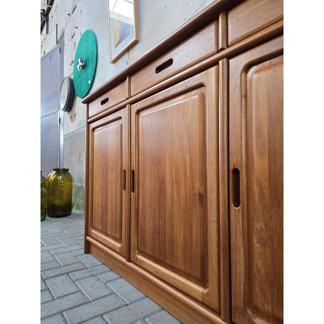 Wood Danish Teak Sideboard from Dyrlund, 1980s For Sale - Image 7 of 18