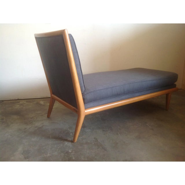 Mid-Century Modern Style Chaise For Sale - Image 4 of 6