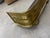 Traditional Antique Brass Regency Fireplace Fender For Sale - Image 3 of 11