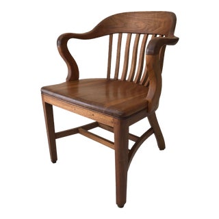 Sikes Art Deco Walnut Side Chair For Sale