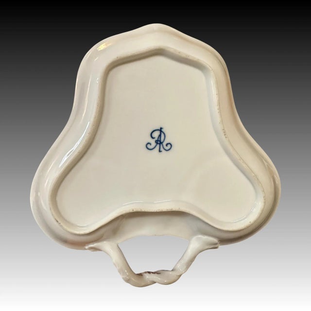 Late 19th Century Helena Wolfsohn Porcelain Double Inkwell and Plate, 1879-1880 For Sale - Image 5 of 11
