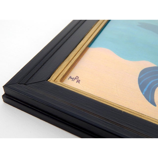 Matt Rix, Naive Style Mermaid, Print, Framed For Sale - Image 6 of 11