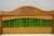 Wood Antique English Arts & Crafts Birch Wood Green Tile Backsplash Washstand Server For Sale - Image 7 of 18