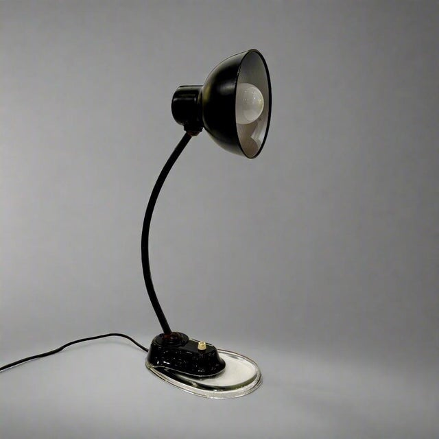 Metal Mid-20 Century Marianne Brandt Desk Lamp, Germany For Sale - Image 7 of 7
