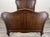 French Louis XVI Single Bed Frame in Oak with Carved Headboard For Sale - Image 3 of 13