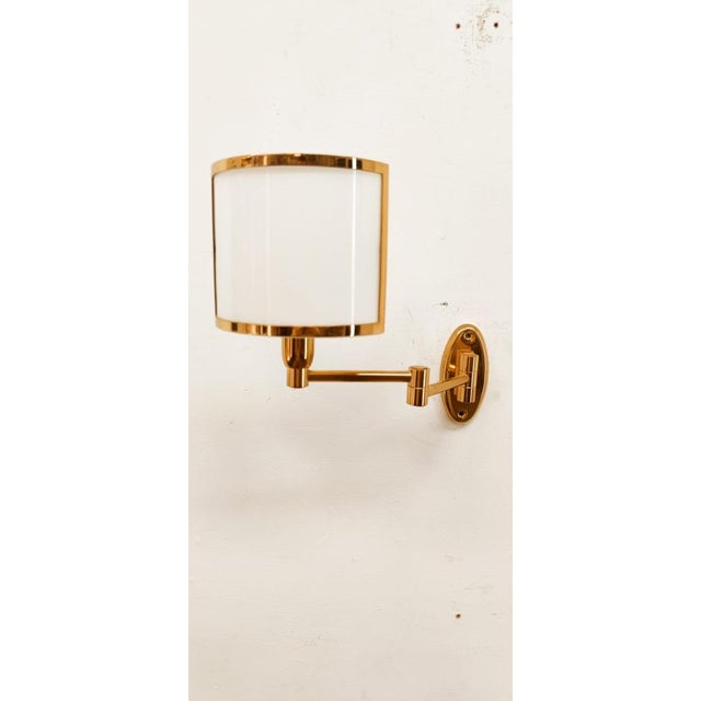 Adjustable Wall Light with Glass Fan For Sale - Image 12 of 18