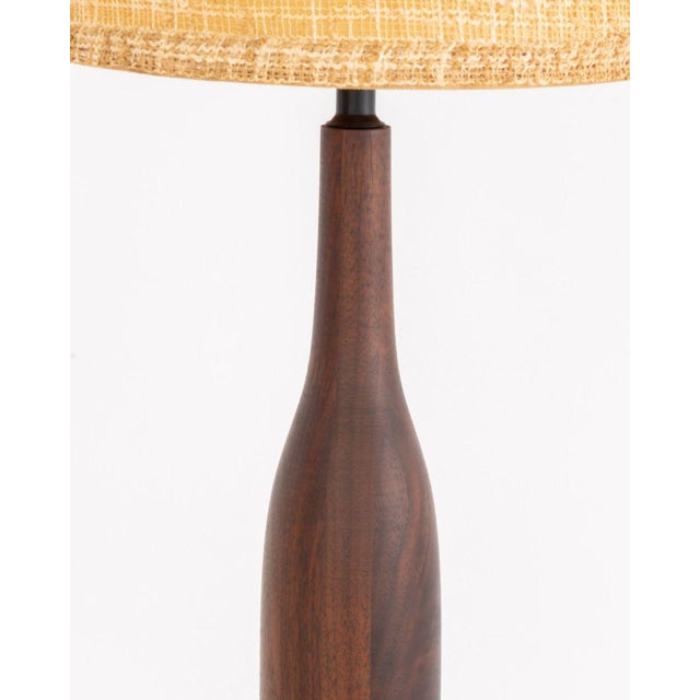 Mid-Century Modern Teak Table Lamp For Sale - Image 4 of 9