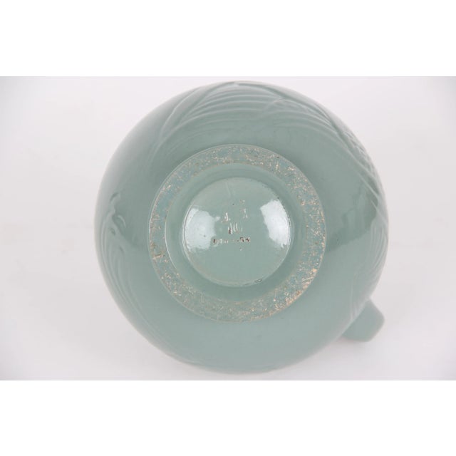 1920s Vintage Green Ceramic Jug by Ipsens Enke For Sale - Image 5 of 6