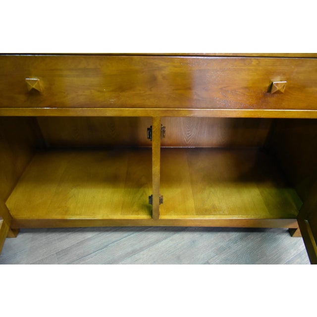 Mission Michael's Cherry Buffet Cabinet With Mirror For Sale In Chicago - Image 6 of 9