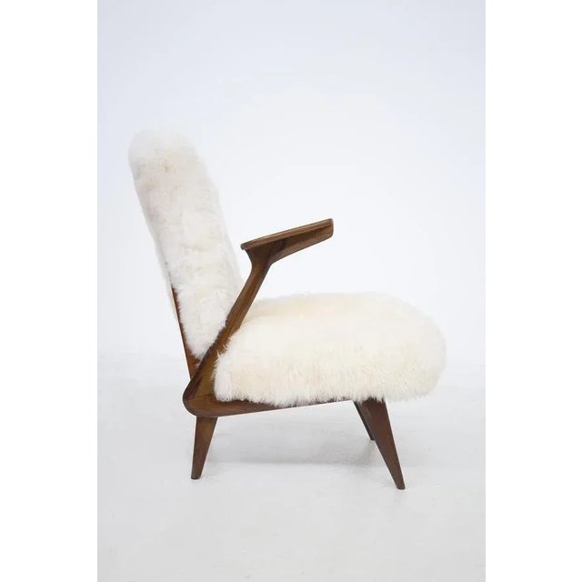 Set of Italian Fur Armchairs by Giuseppe Scapinelli For Sale - Image 12 of 14