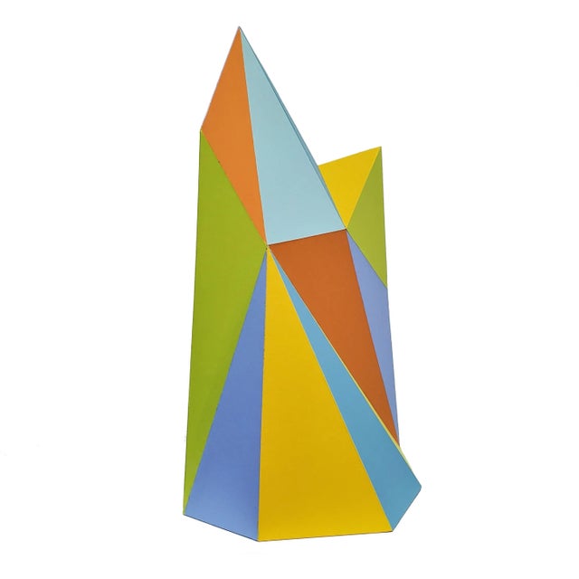 Contemporary "Spring Vibes" Contemporary Original Geometric Abstract Sculpture by Sassoon Kosian For Sale - Image 3 of 8