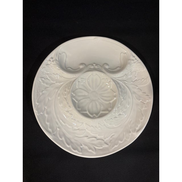 Shabby Chic Early 21st Century Majolica Style Artichoke Plates From Portugal - Set of Three For Sale - Image 3 of 8