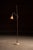 Art Nouveau Adjustable Height Bridge Arm Lamp W Carnival Shade For Sale - Image 3 of 7