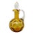 Antique Glass Thumbprint Coin Dot Cruet Reed Handle & Stopper For Sale