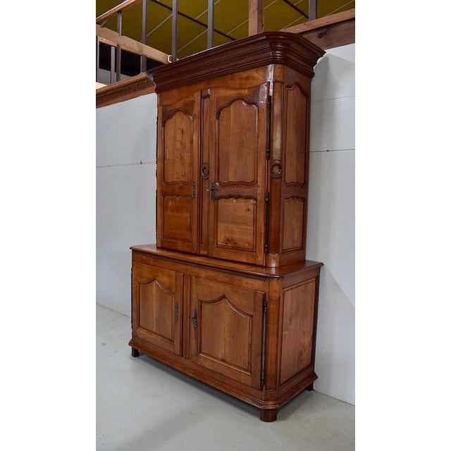 Louis XIV Cherry Buffet, 1740s For Sale - Image 3 of 18