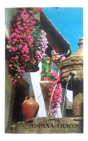 Vintage Mid Century " Espana Cuacos " Collector's Spain Travel Poster