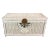 Chinoiserie Wicker Blanket Chest/Trunk With Brass Hardware, 20th Century For Sale