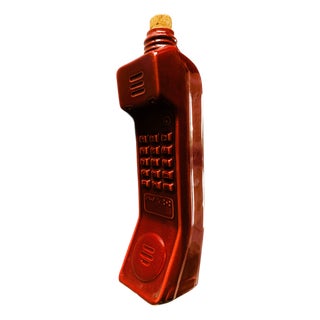 Ceramic Bottle with Music Box Yesterday, 1990s For Sale