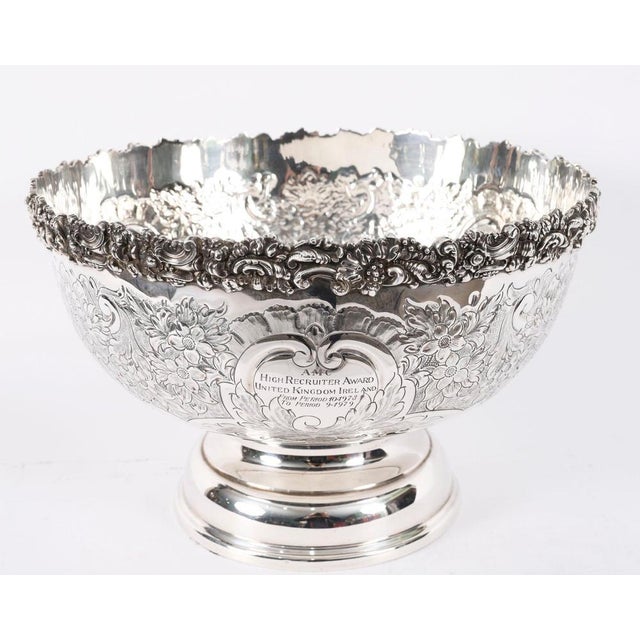 Metal Antique Silver-Plated Copper Wine Cooler by Barker Ellis, 20th Century For Sale - Image 7 of 13