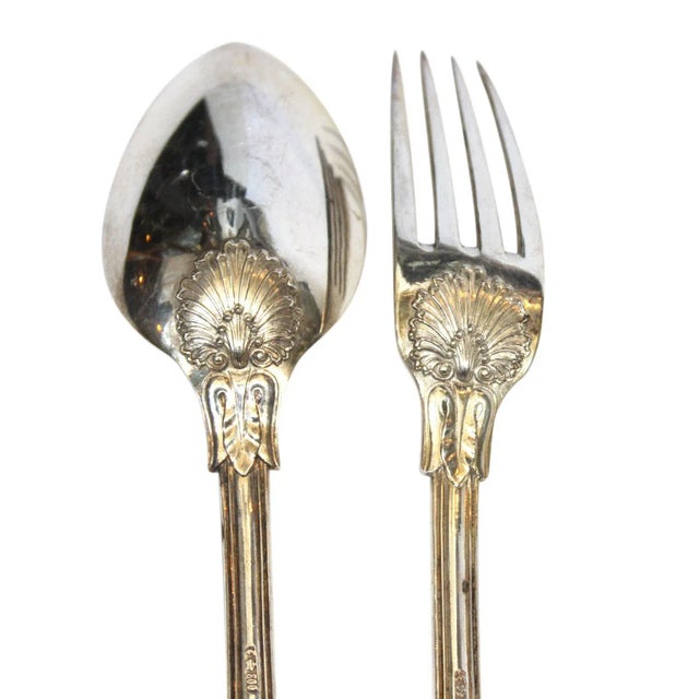 Mid 20th Century Sy & Wagner Silver Serving Set - 2 Pieces For Sale - Image 5 of 6