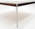 Wood Rosewood Square Top Thin Chrome Square Bar Legs Danish Mid-Century Coffee Table For Sale - Image 7 of 12