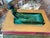 Art Deco Malachite Glass Nude Figural Ashtray For Sale - Image 12 of 16