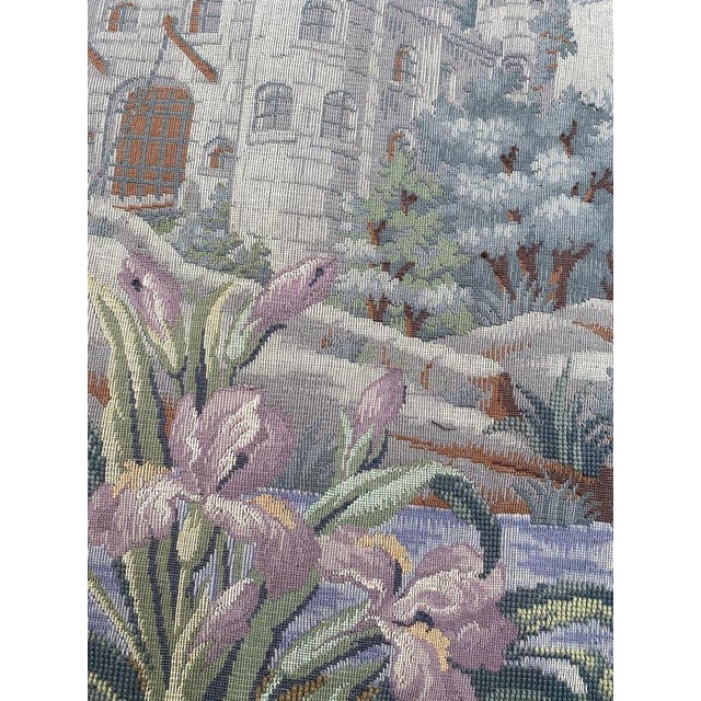 1950s Vintage Aubusson French Jaquar Tapestry, 1950s For Sale - Image 5 of 18