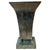 Monumental French Moderne Verdigris Bronze Vase , Manner of Gilbert Poillerat For Sale - Image 10 of 18