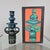 Pair of Candelabra by Bjorn Wiinblad for Rosenthal Studio-Line. Fairytale pair of candlesticks in hand-glazed polychrome...