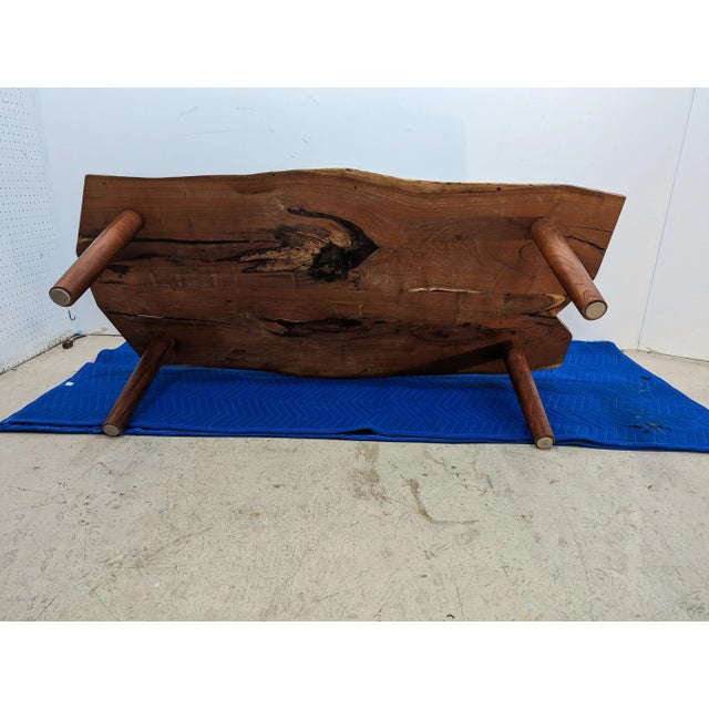 Late 20th Century Live Edge Bench For Sale - Image 9 of 10