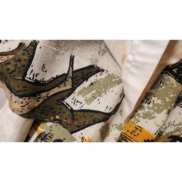 Tibor Reich "Etruscan Horses" Vintage Curtain Panels — Set of 4 (Fully Lined, Sewn, Ready to Hang) For Sale - Image 4 of 9
