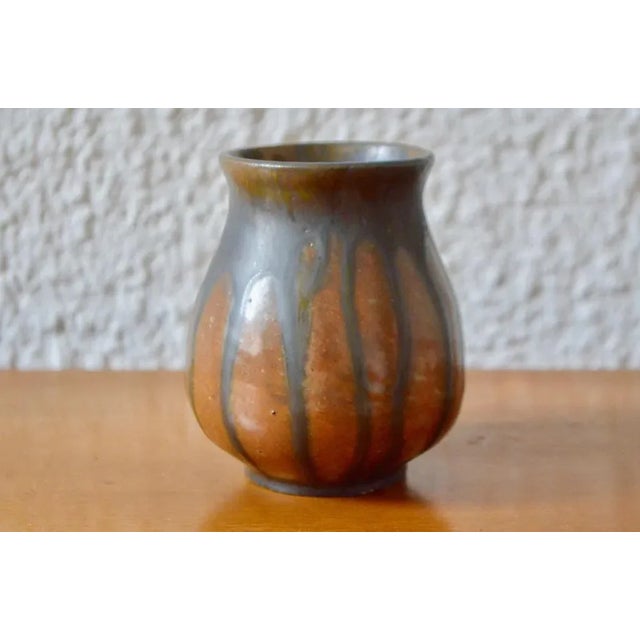 Stoneware Vase by Fermand Elchinger, 1960s For Sale - Image 9 of 9