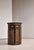Striking antique Scandinavian column cabinet with a highly decorative hand-painted surface and an architectural, almost...