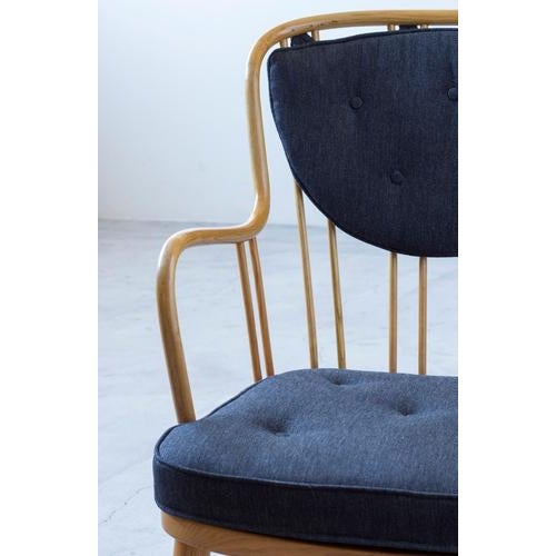 Vintage Armchair by Aage Herman Olsen, 1940s For Sale - Image 6 of 14