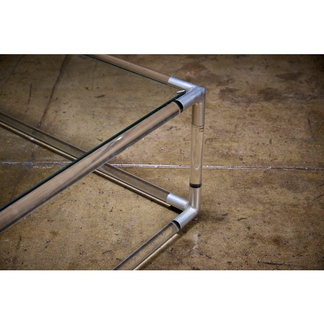1970s Lucite-Framed Coffee Table, 1970s For Sale - Image 5 of 6