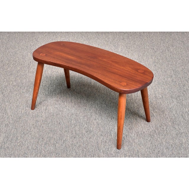 This very rare side table was designed and produced by Illums Bolighus in Denmark in the 1950s. Illums Bolighus,...