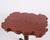 Antique Mahogany Side Table with Turned Pedestal Base and Profiled Top For Sale - Image 4 of 11