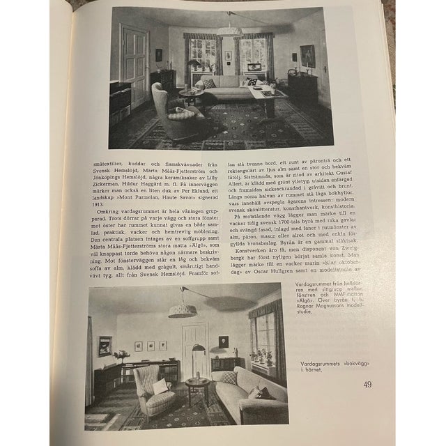 Blue 1930s Swedish Lounge Chair by Gustav Allert For Sale - Image 8 of 8