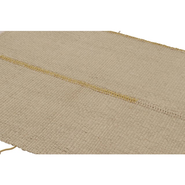 Handwoven in wool, this 4x5 contemporary Kilim is from an exciting new custom-capable flatweave collection by Rug & Kilim....