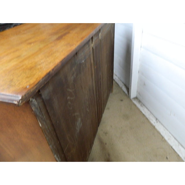 Wood Edwardian Oak Chest of Drawers, 1890s For Sale - Image 7 of 18