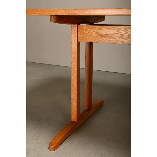 Vintage Shaker Oak Dining Table by Børge Mogensen for Karl Andersson & Söner, 1960s For Sale - Image 10 of 18