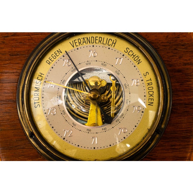 Barometer Weather Station Around, 1960s. Original condition.