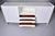 Mid-Century Scandinavian Credenza in White Lacquer For Sale In Detroit - Image 6 of 12