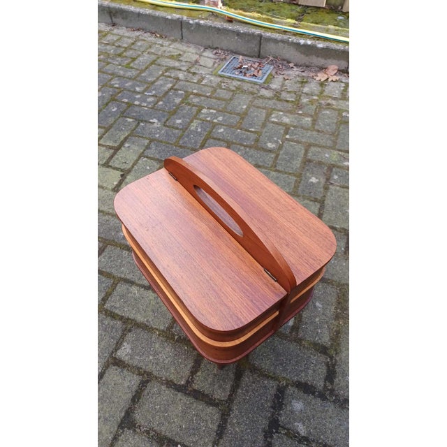 Danish Sewing Box in Teak, 1960s For Sale - Image 14 of 18