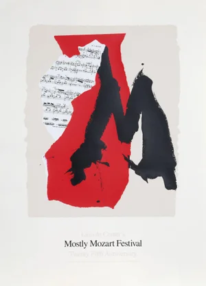 Robert Motherwell, Lincoln Center Mostly Mozart, Lithograph