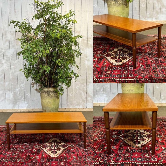English Coffee Table, 1970s in Teak and Iroko For Sale - Image 9 of 10