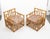 Mid-Century Modern Mid-Century Bamboo and Rattan Armchairs attributed to Vivai del Sud, Italy, 1970s, Set of 2 For Sale - Image 3 of 16