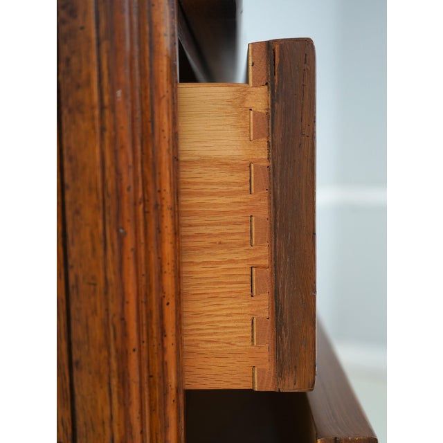 Thomasville Thomasville Oak 6 Drawer High Chest For Sale - Image 4 of 16